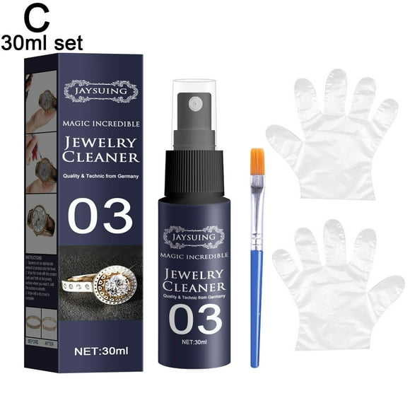 Jewelry Diamond Cleaner Anti-Tarnish Silver Gold Polishing Spray-30ML-BEST