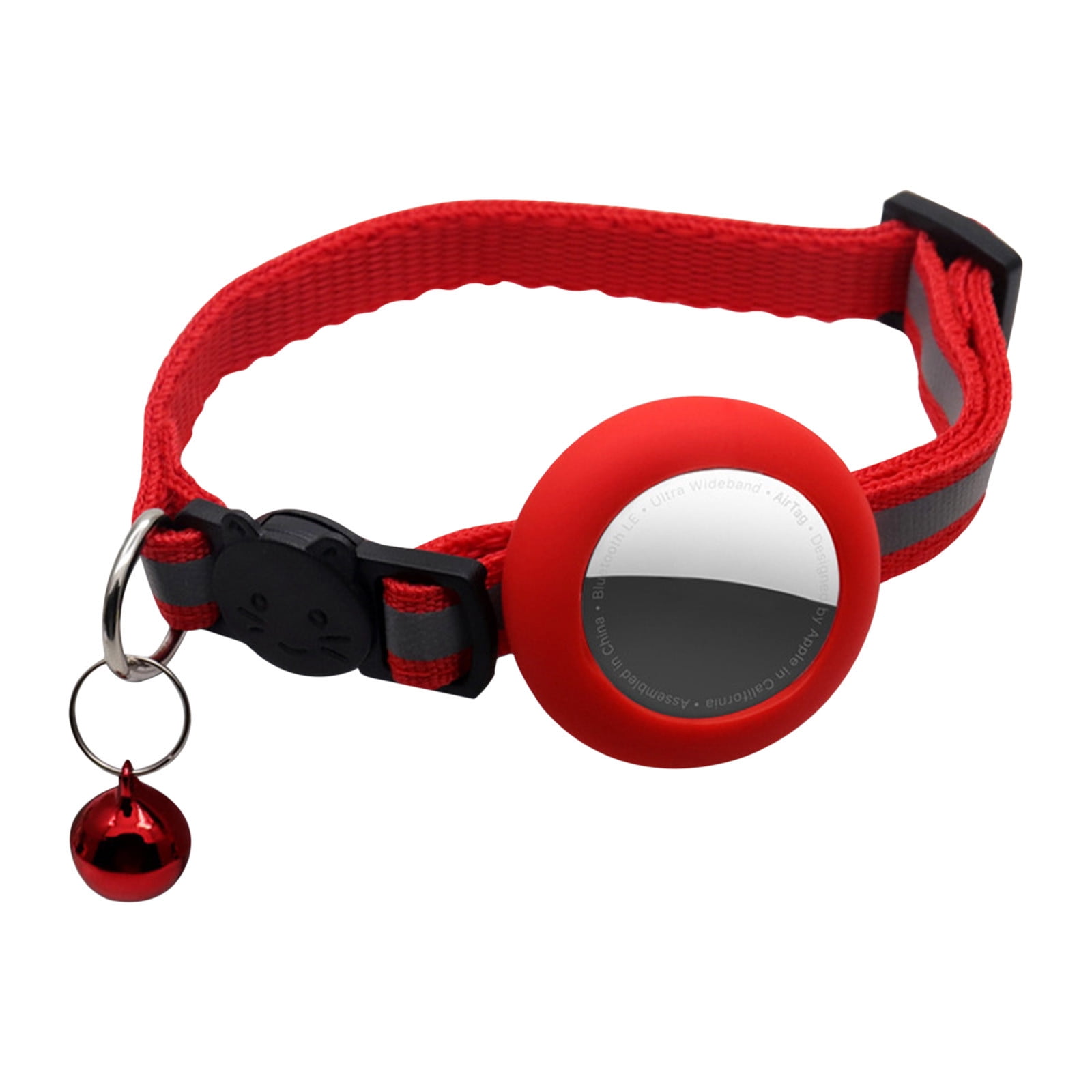 Cat Collar For Airtag Adjustabl Pet Collar For Apple AirTags Soft Nylon
