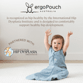 thumbnail image 4 of ergoPouch Cocoon Swaddle to Sleep Sack, Organic Cotton, 0-3 Months (7-13lbs), 0.2 TOG, Warm Temps, Dragonflies, 4 of 9