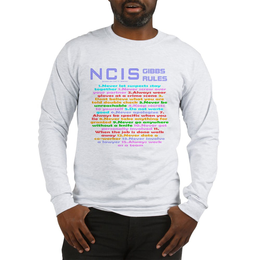 100% coton T-shirt NCIS Gibbs' Rules CafePress 