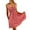 Red, variant on IROINNID Women's Sleeveless Sundress V-Neck Summer Sling Shoulder s Elastic Waist Dress Regular Print Dress