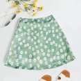 thumbnail image 4 of Falda Cruzada a la Cadera Falda casual estampada Falda mini de cintura alta Faldas cortas para mujer (Verde XL) Cgtredaw para Mujer Verde T L, 4 of 8