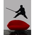 thumbnail image 2 of Wallhogs Martial Arts Staff Silhouette Cutout Wall Decal, 2 of 2