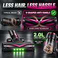 thumbnail image 5 of Cordless Vacuum Cleaner, Powerful Suction 600W Stick Vacuum, 70Min Runtime, Anti-Tangle, Lightweight Handheld Vacuum for Pet Hair Carpet Hardwood Floors, 5 of 13