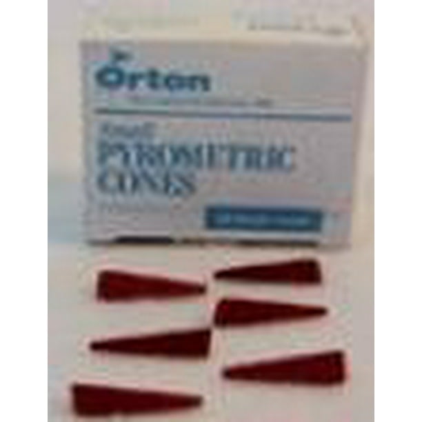 Orton small pyrometric cones for kiln sitter 020 (50)c By Ship from US