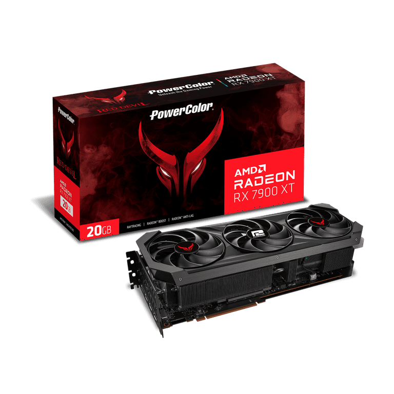 美品！POWERCOLOR AMD RADEON RX 7900 XTX PowerColor RED DEVIL Gaming Graphics GPU - Radeon RX 7900 XT 20GB