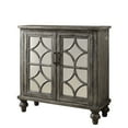 thumbnail image 3 of ACME Velika 2-Door Wooden Console Table in Weathered Gray, 3 of 8