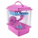 thumbnail image 5 of Jaula para mascotas Hámster Cottage con Skylight casa de doble capa rosa Afortunado Sencillez, 5 of 5