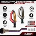 thumbnail image 1 of Direccionales Para Moto Rasen Led Secuencial Tipo Aleta Universal  rojo, 1 of 6