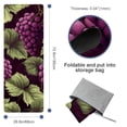thumbnail image 4 of Grape Gym Towel with Storage Bag, 72.8"x26.8" - Suitable for Yoga, Pilates, Fitness - Yoga Blankets, Yoga Towel, Yoga Towels, 4 of 6