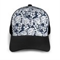 thumbnail image 3 of Naloa Hawaiian Style Adult adjustable Print Baseball Hat, Patchwork curved brim baseball capfor Men and Women, One Size, 3 of 5