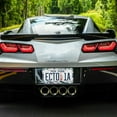 thumbnail image 7 of GZHJMY Tropical Flowers License Plate Frame 2 Pack 2 Holes Car Aluminum License Plate Holder Automotive Parts Decoration Universal with Screw Caps Cover, 7 of 7