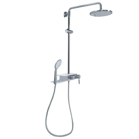 - Stainless Steel Panel Rainfall Shower Column w /Hand Shower