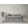 thumbnail image 3 of Ahgly Company Indoor Rectangle Abstract Gray Modern Area Rugs, 7' x 10', 3 of 4
