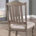thumbnail image 4 of Furniture of America Drit Wood Padded Side Chairs in Gray (Set of 2), 4 of 6