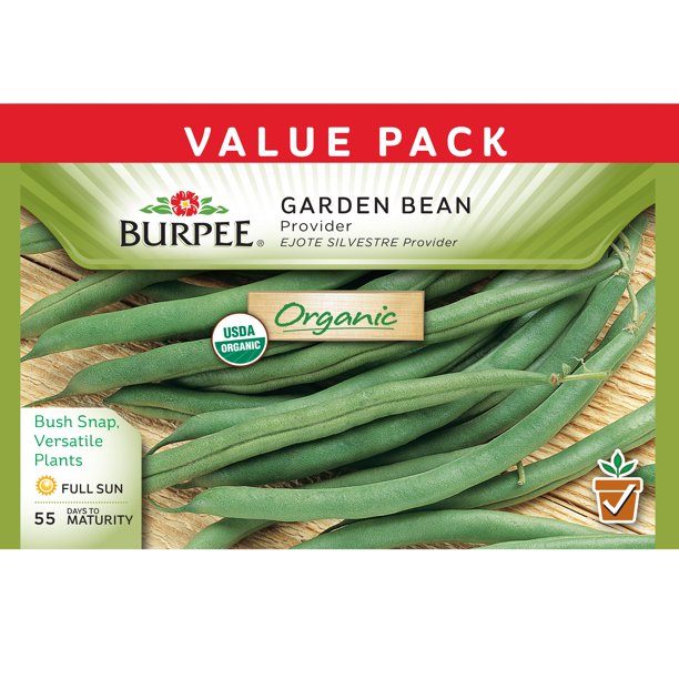 BurpeeBean, Provider Organic Seed Packet