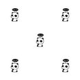 thumbnail image 3 of ZheElen Easy To Wall Decals Wide Application In Any Setting Decoration Effect Light Switch Stickers Dark Wall Stickers 006 5Set, 3 of 6