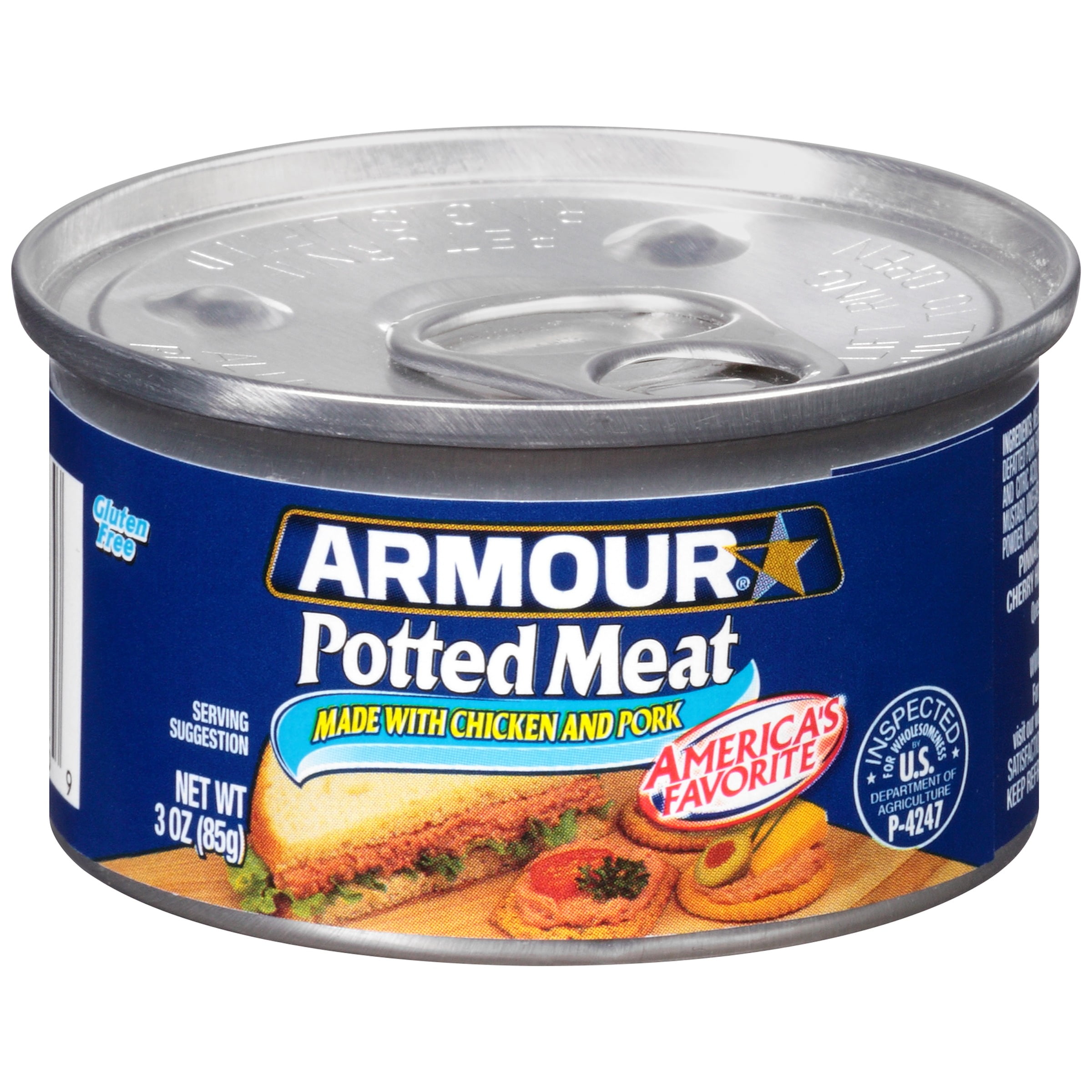 Armour Potted Meat 3 oz. Can by Pinnacle Foods Group, Llc