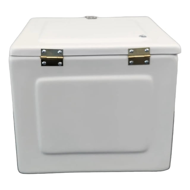 Caja De Fibra De Vidrio Para Reparto En Moto De 60l Con Tapa