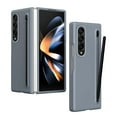 thumbnail image 2 of For Samsung Galaxy Z Fold 3 Case with S Pen Holder & Slim Stylus,Full Coverage Screen Protector Shockproof Ultra Slim Thin Fit Rugged Phone Case for Samsung Galaxy Z Fold 3,Gray, 2 of 8