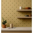 thumbnail image 4 of S4Sassy Peel And Stick Wall Covering, Minimal Star Dot Print Removable Wall Wrap- Yellow Mural For Vintage Farmhouse Decor, Bathroom, Laundry Room- Self-Adhesive Removable Wallpaper Vinyl (25"X 120"), 4 of 7