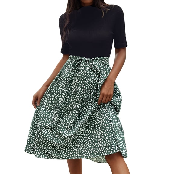Women's Summer Dresses 2026 Solid Color Round Neck Sleeveless Slim With Drawstring Dress