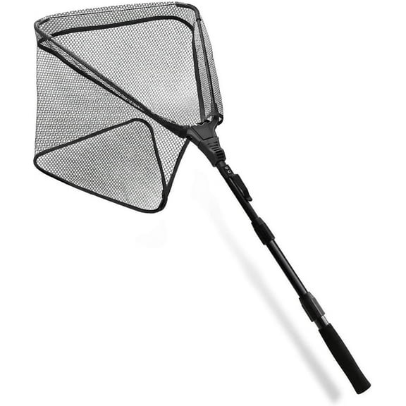 SAN LIKE Fishing Net Fish Landing Nets Collapsible Telescopic Sturdy Pole Handle for Saltwater Freshwater Extending to 37/43/68/71/98inches