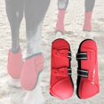 thumbnail image 3 of 1 par de botas de menudillo de tendón de caballo, patas delanteras/traseras, ejercicio de equitación, salto Pierna delantera roja XL kusrkot Botas de tendón de caballo, 3 of 8