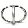 thumbnail image 4 of High polished (no plating) Stainless Steel Ring with No Stone for Women Minimalist Theme No Stone Stone Color Style TK395 Size 7, 4 of 4