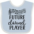 thumbnail image 3 of Inktastic Future Clarinet Player Music Boys or Girls Baby Bib, 3 of 4