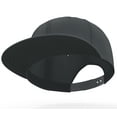 thumbnail image 2 of Daxton Classic Blank Snapback Flat Bill Visor Hat Cap Adjustable Back - Charcoal, 2 of 4
