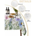 thumbnail image 2 of Spring Floral Table Cloth, Watercolor Herbs Summer Botanical Waterproof Tablecloth for Rectangle Tables, Reusable Washable Fabric Table Cover for Restaurant Kitchen Dining Tables 54"x108", 2 of 6
