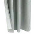 thumbnail image 4 of Thermaplus Denver Blackout Dual Header Curtain Panel 52 x 108 in Silver, 4 of 6