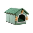 thumbnail image 5 of Cat Bed Indoor Cats Rabbit Winter Warm Washable Cat Tent Nonslip Bottom Cave 33cmx30cmx32cm, 5 of 8