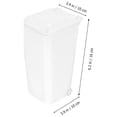 thumbnail image 2 of Shisuyan 4pcs Creative Desk Trash Can Trash Container Garbage Can Plastic Pencil Makeup Brush Holder, 2 of 8
