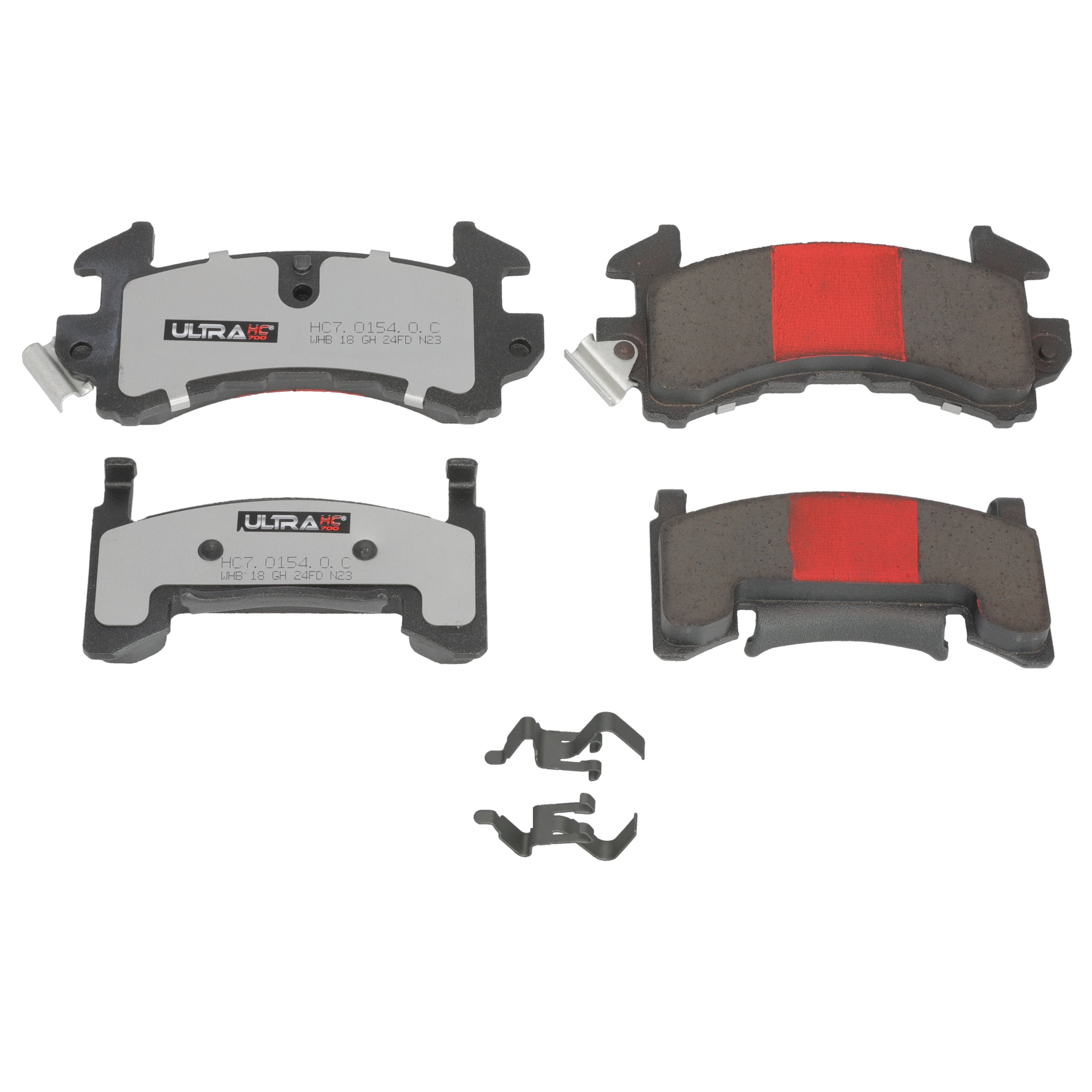 UltraHC 700 Brake Pad Set, Front HC7.0154.0.C, Chevrolet Malibu 1983-1978