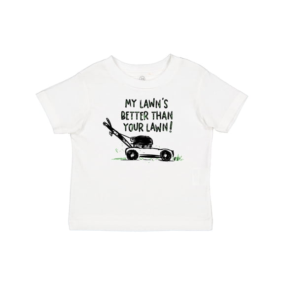 Inktastic Father's Day Dad My Lawn's Better than Your Lawn Boys or Girls Baby T-Shirt