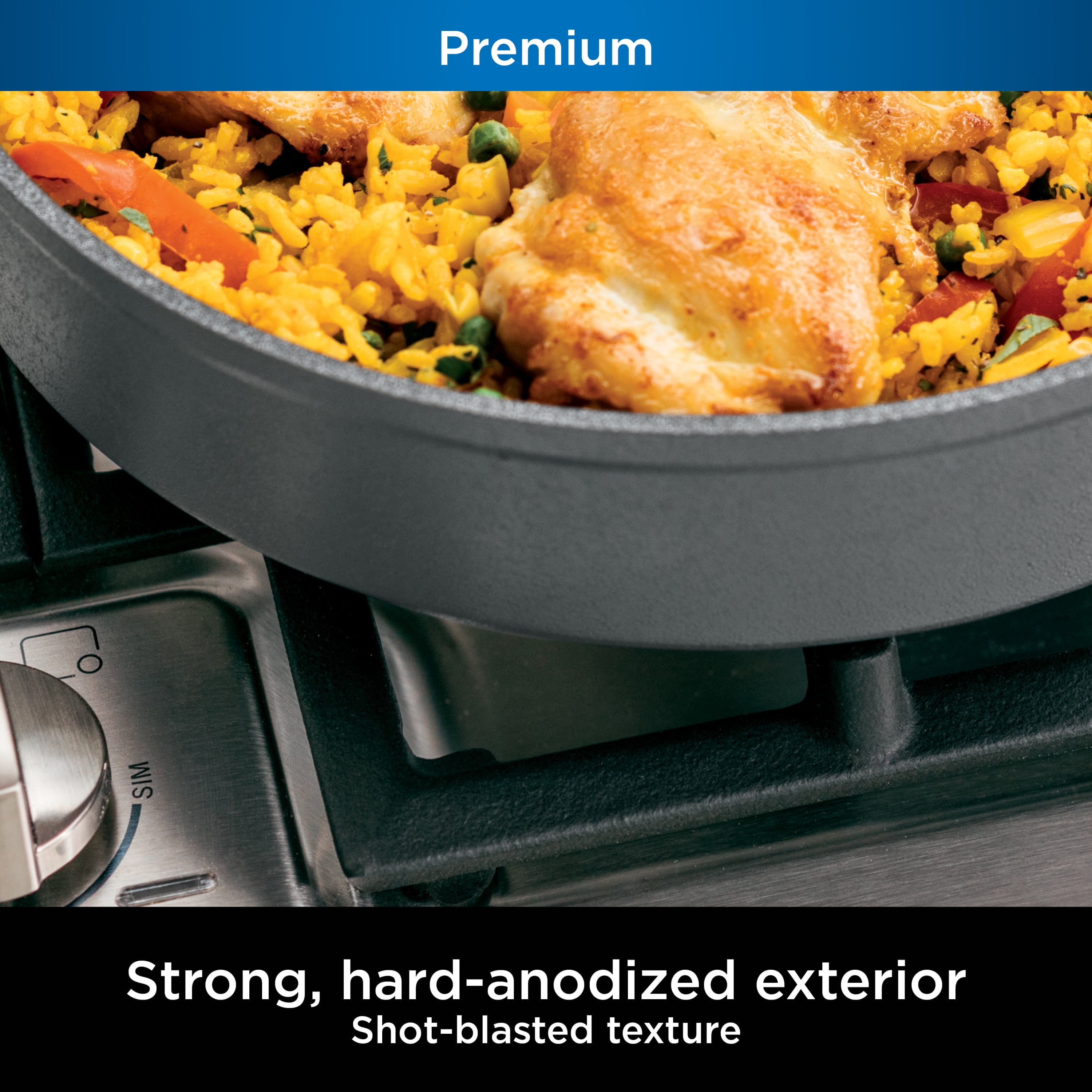Ninja™ Foodi™ NeverStick™ Premium Hard-Anodized 10-Piece Cookware Set, oven  safe to 500°F 