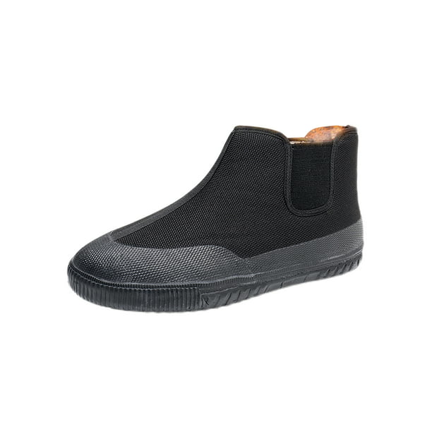 Paire de chaussures de sécurité hybrid en cuir noir