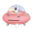 thumbnail image 2 of Hucha de nave espacial, cajero automático pequeño, Caja de Ahorros, juguetes, banco de monedas, cajero automático pequeño para niños, regalos , Rosa, 2 of 8