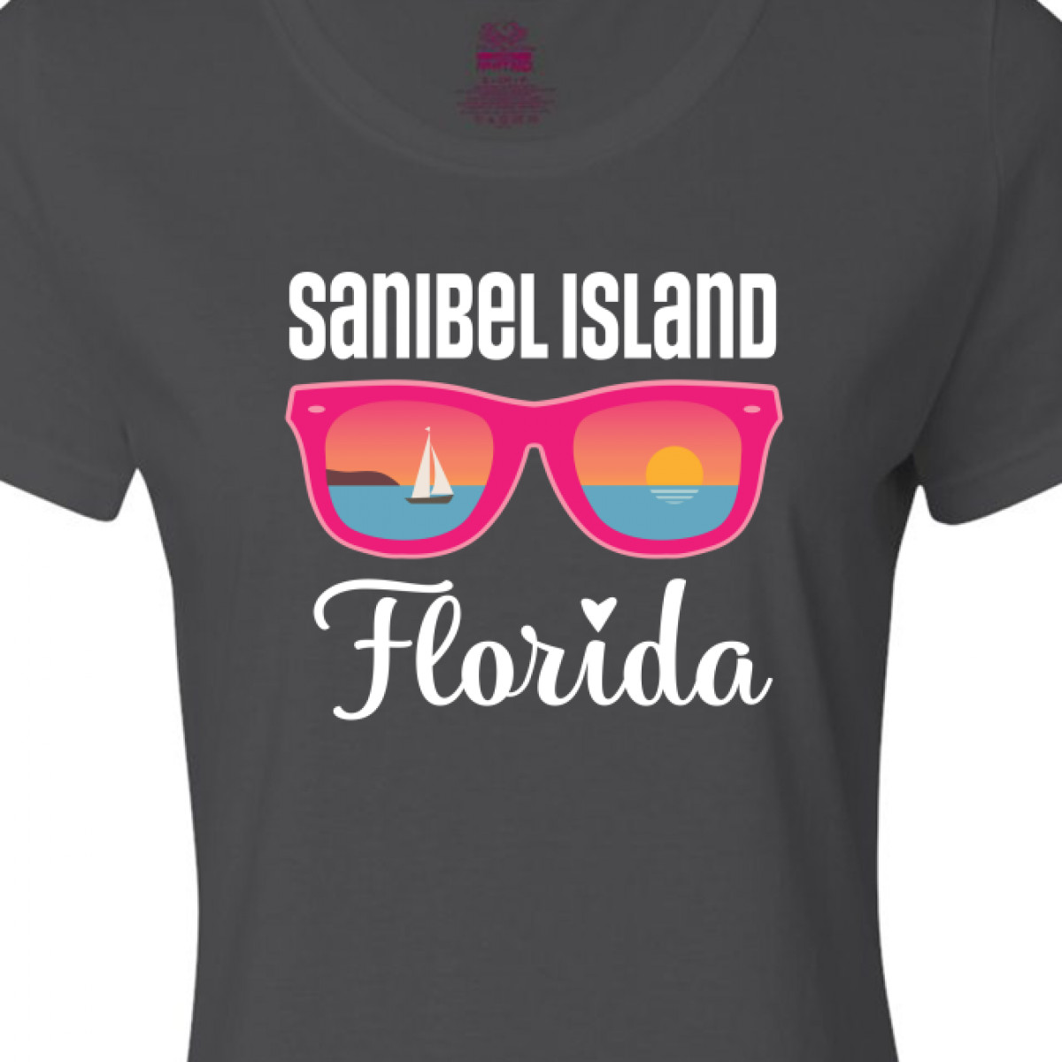 Inktastic Sanibel Island Florida Vacation Women's T-Shirt - image 3 of 4