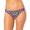 Black, variant on CALIFORNIA WAVES Women's Black Floral Stretch Lined Moderate Coverage Hipster Swimsuit Bottom XS