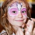 thumbnail image 3 of Amdohai Professional Face & Body Painting Kit 15 Colors Face Paint Kit with 2 Brushes Water, 3 of 8