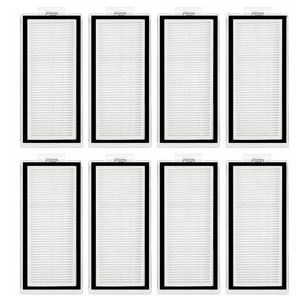 Reemplazo de robots de barrido Piezas de repuesto de filtros de 8 piezas para Xiaomi Roborock G10s, G10s Pro
