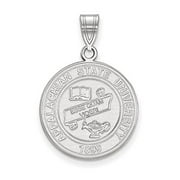 Sterling Silver LogoArt Appalachian State University Large Crest