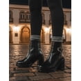thumbnail image 2 of Botin Invierno Para Mujer Tacon Ancho Greenlove® Color Negro negro 23, 2 of 10