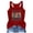 Red, variant on Workout Tank Tops Woman Women's Summer Built In Bra Slim Underwire Free Vest Cami Tops for Women Pink XL