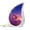 Butterfly-4, variant on VALERASH Pink Butterfly Teardrop Cremation Urns for Human Ashes 3 Inch - Blue Small Memorial Urns for Human Ashes Adult Man & Women- 3 Inch
