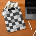 thumbnail image 5 of FORMRS A4 Clipboard Folder with Pen Holder Horizontal Foldable School Office Binder, Black and Gray Plaid Pattern, 5 of 9