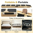 thumbnail image 2 of PERIMIDOME 64'' Adjustable Wooden Pet Ramp,Height from 15.4" to 32.7'',Dog Ramps with Non‑Slip Carpet Surface for Sofa,Bed,Cars, 2 of 7
